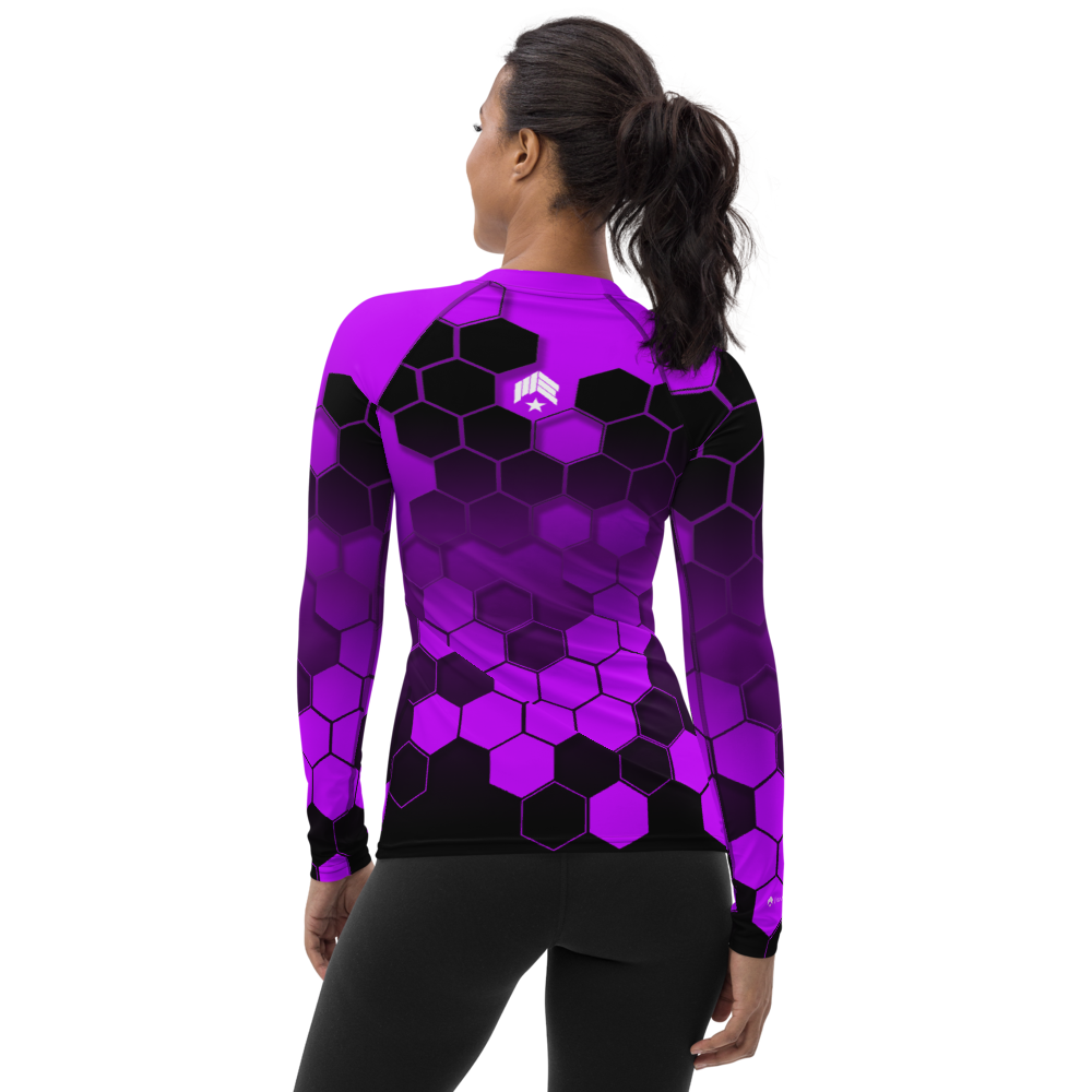 Hexed Purple Belt - Women's Rash Guard