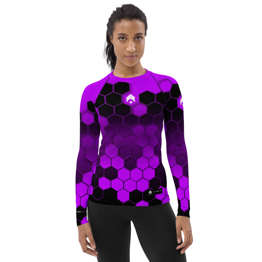 Hexed Purple Belt - Women's Rash Guard
