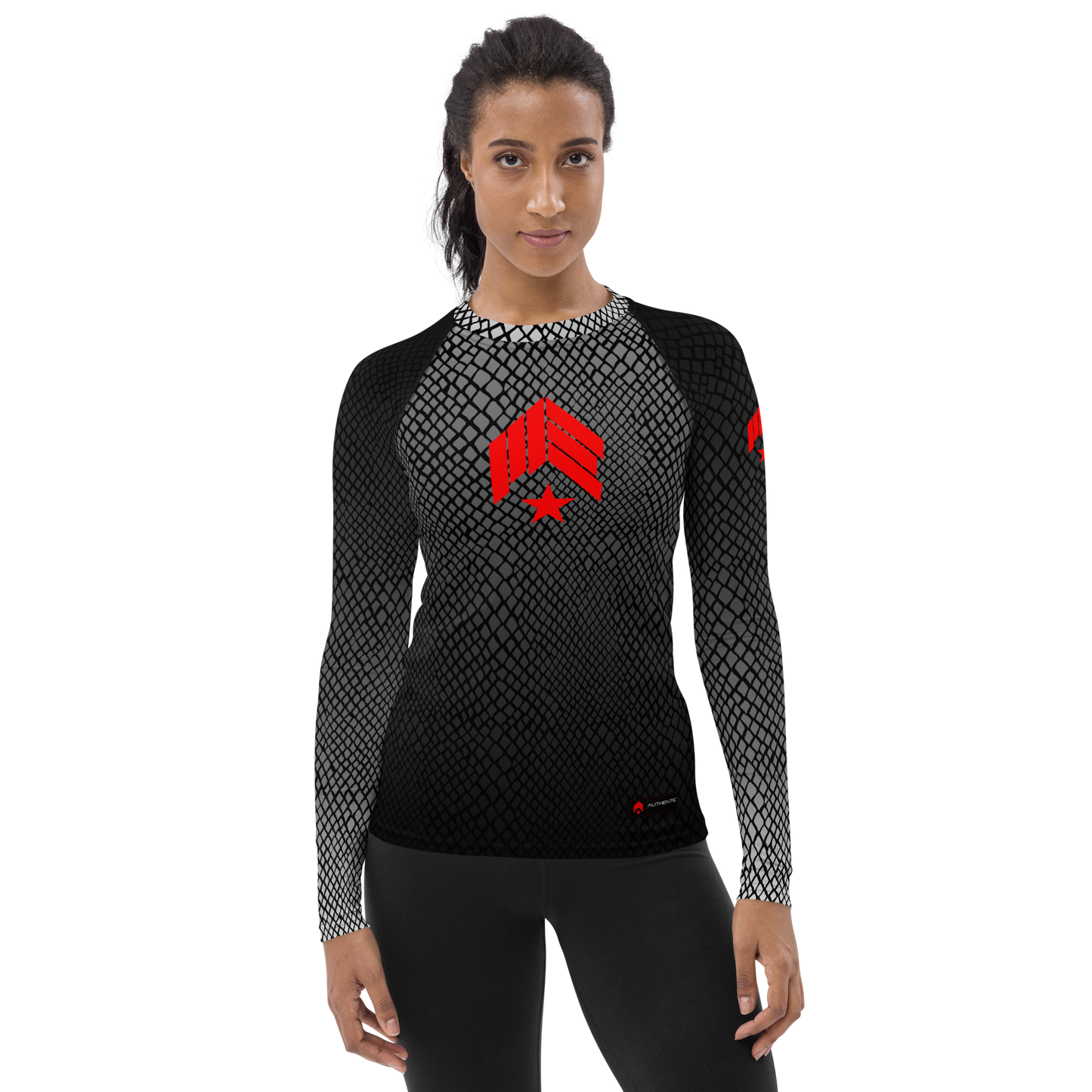 MAIN-EVNT - Snake Bite - Black Belt Women's Rash Guard