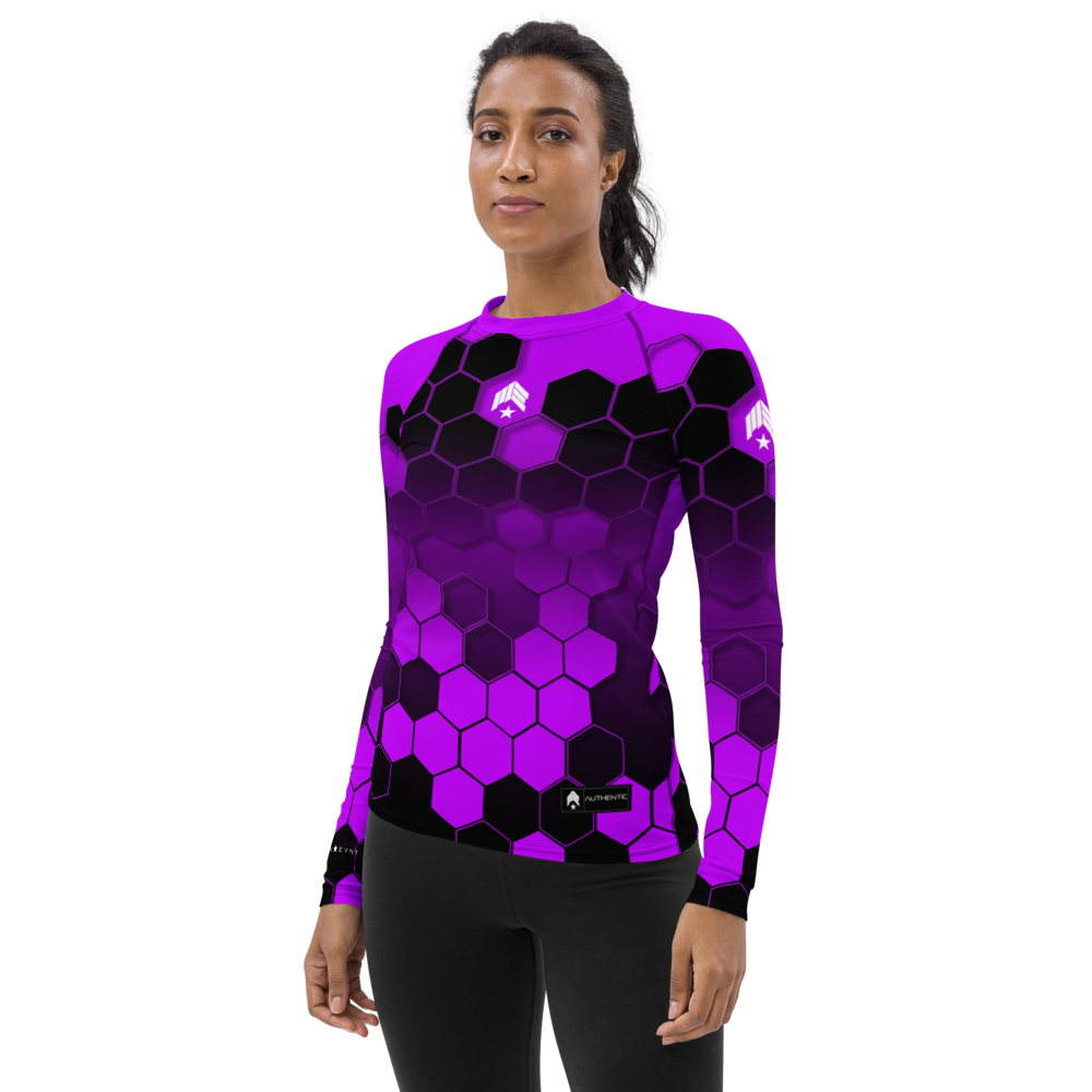 Hexed Purple Belt - Women's Rash Guard