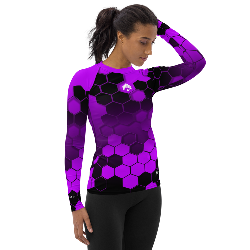 Hexed Purple Belt - Women's Rash Guard