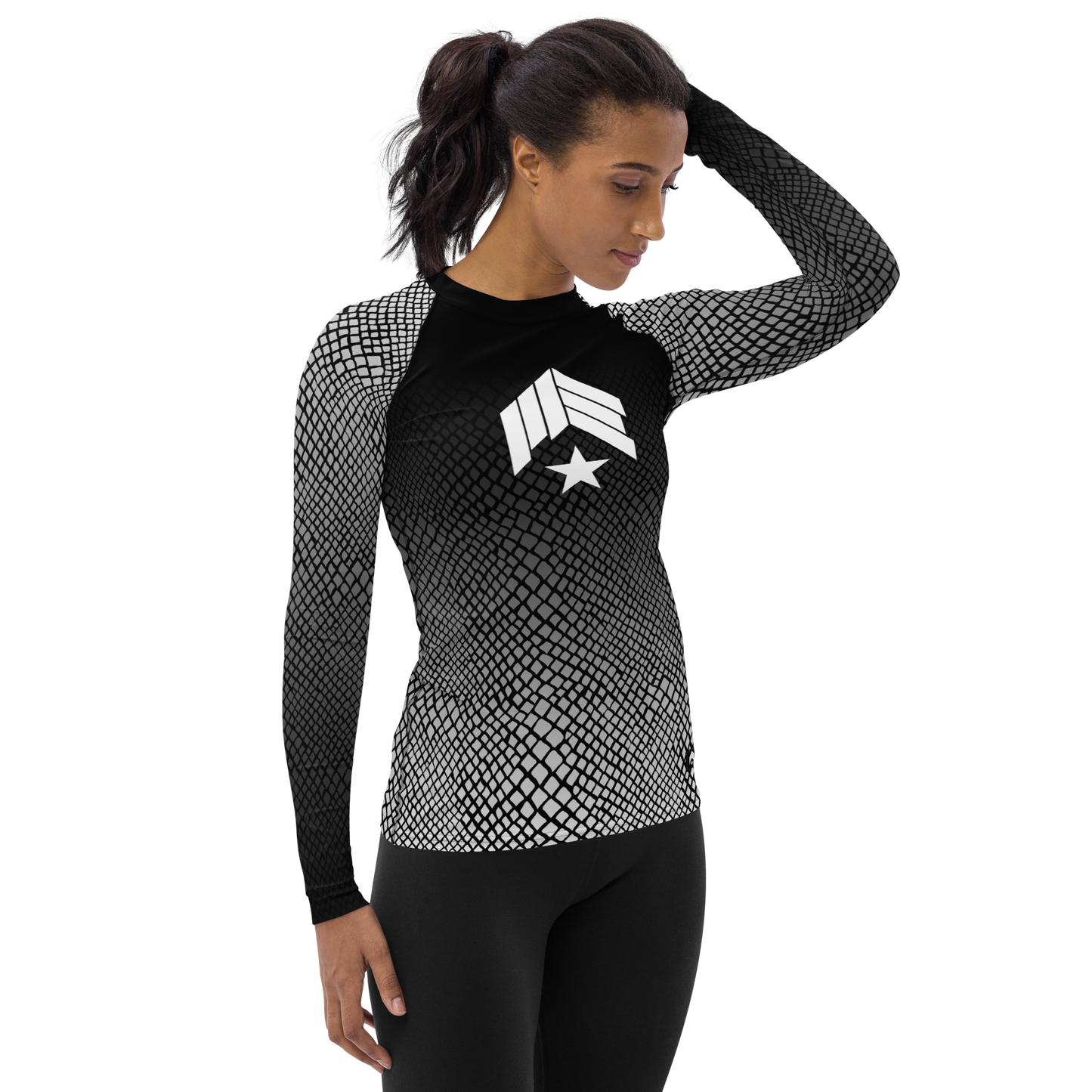MAIN-EVNT - Snake Bite - White Belt - Women's Rash Guard