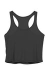 MAIN-EVNT Sheer Cropped Racer Tank