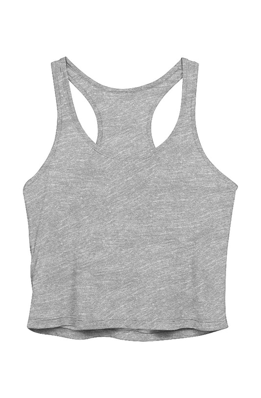 MAIN-EVNT Sheer Cropped Racer Tank