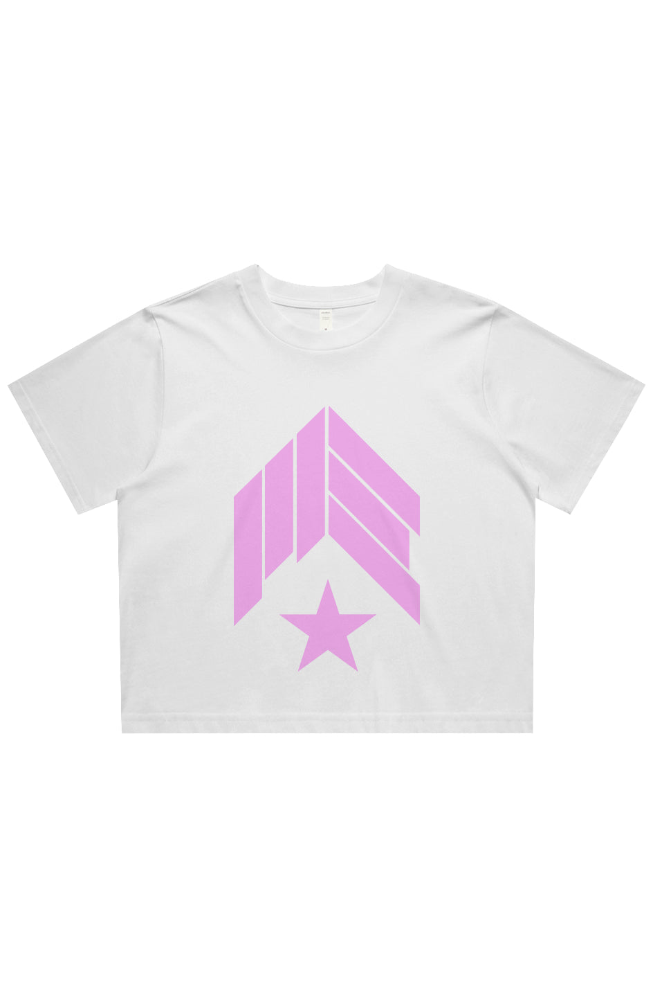 MAIN-EVNT - OG Pink Logo - Womens Classic Crop Tee