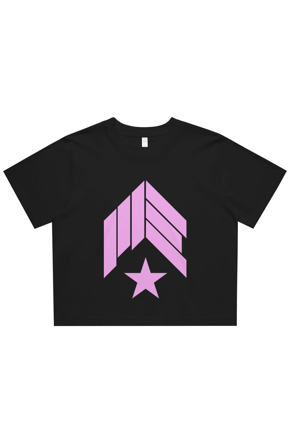 MAIN-EVNT - OG Pink Logo - Womens Classic Crop Tee