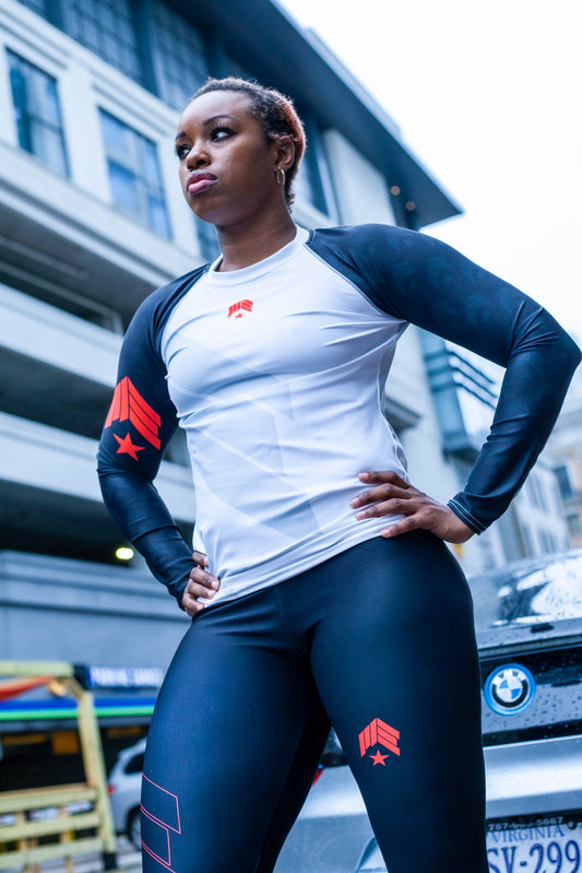 MAIN-EVNT - KILL KIT - White Hot - Women's Rash Guard