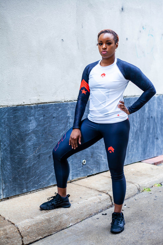 MAIN-EVNT - KILL KIT - White Hot - Women's Rash Guard