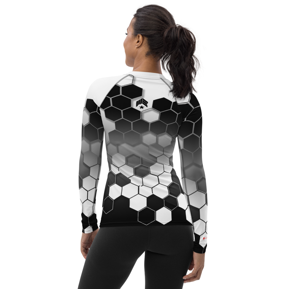 Hexed White Belt - Women's Rash Guard
