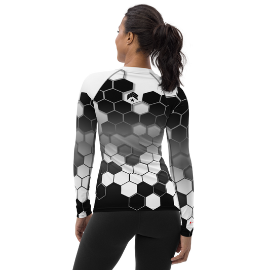Hexed White Belt - Women's Rash Guard