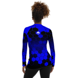 Hexed Blue Belt - Women's Rash Guard