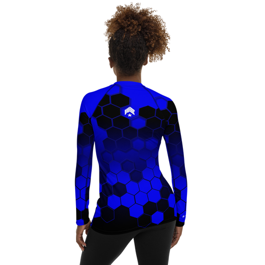 Hexed Blue Belt - Women's Rash Guard