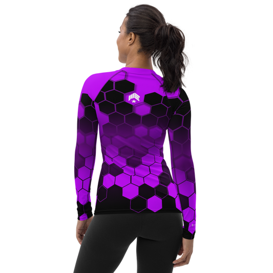 Hexed Purple Belt - Women's Rash Guard