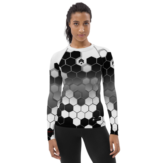 Hexed White Belt - Women's Rash Guard