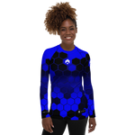 Hexed Blue Belt - Women's Rash Guard