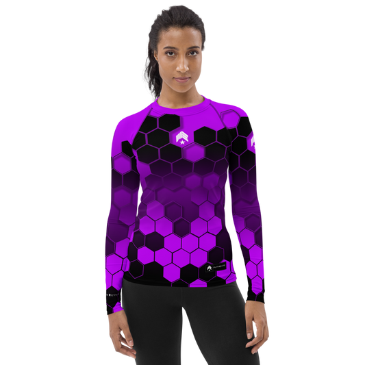 Hexed Purple Belt - Women's Rash Guard