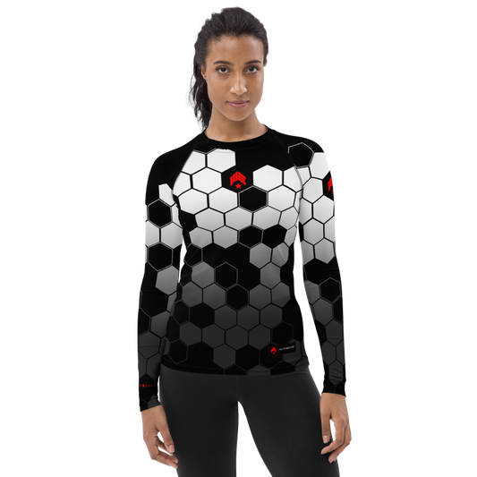 Hexed Black Belt - Women's Rash Guard