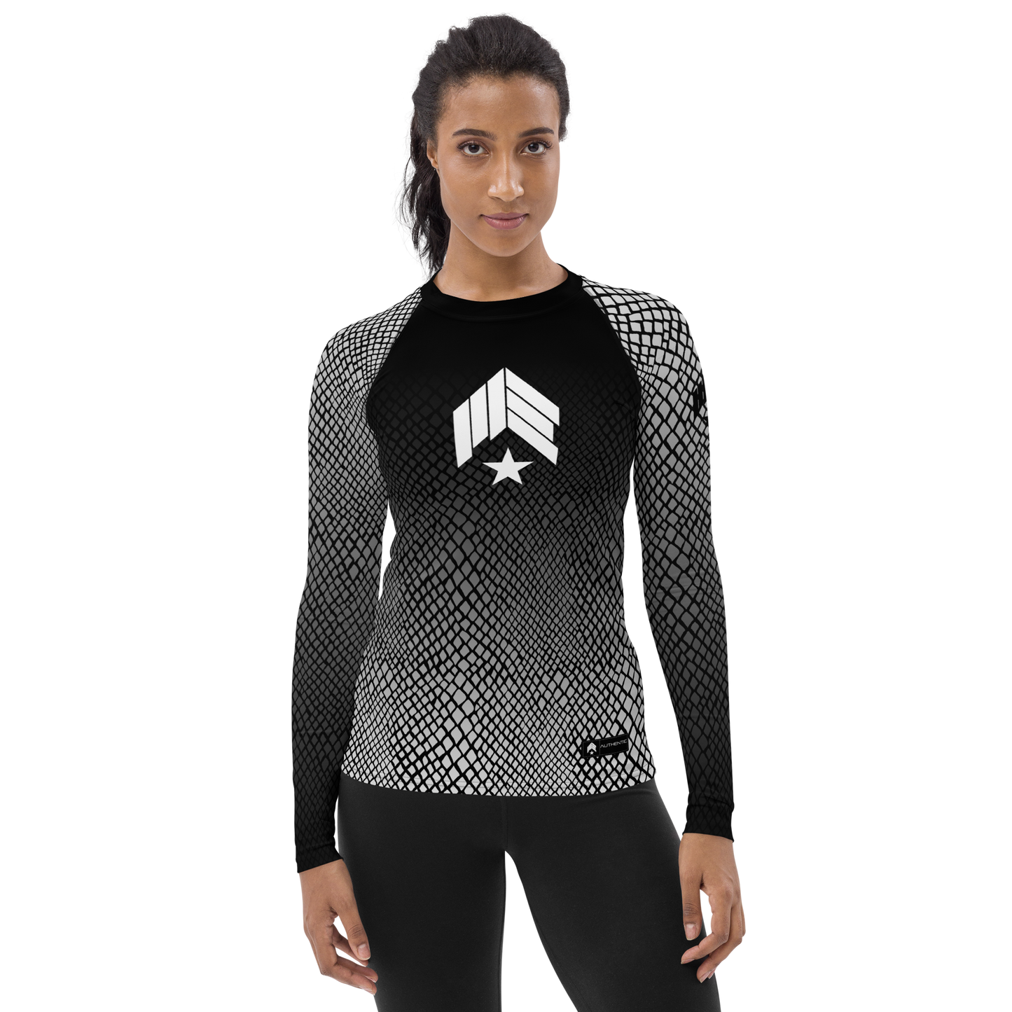 MAIN-EVNT - Snake Bite - White Belt - Women's Rash Guard