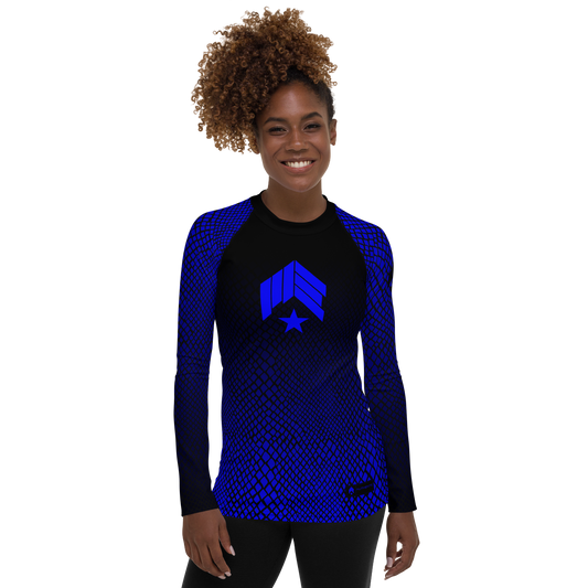 MAIN-EVNT - Snake Bite - Blue Belt Women's Rash Guard