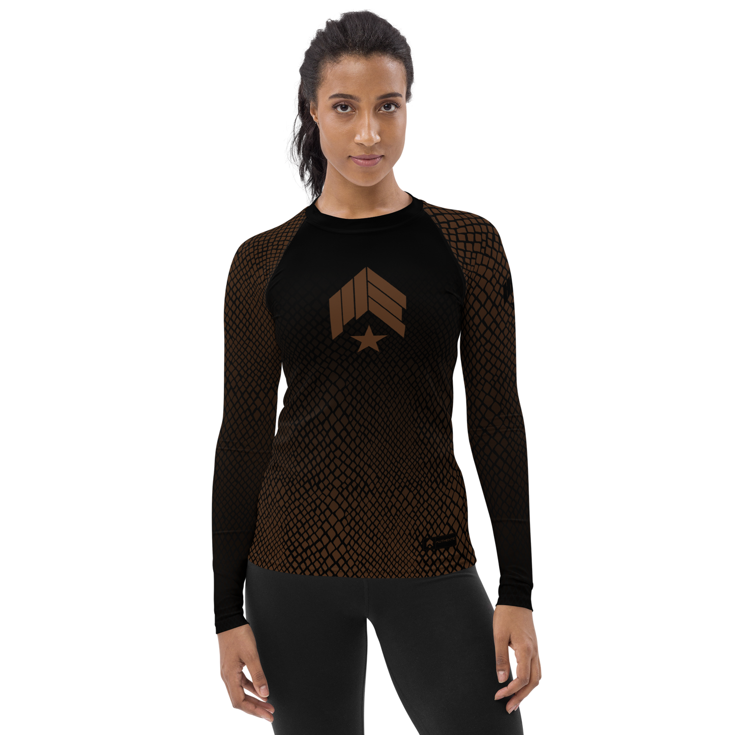 MAIN-EVNT - Snake Bite - Brown Belt Women's Rash Guard