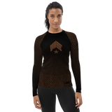 MAIN-EVNT - Snake Bite - Brown Belt Women's Rash Guard