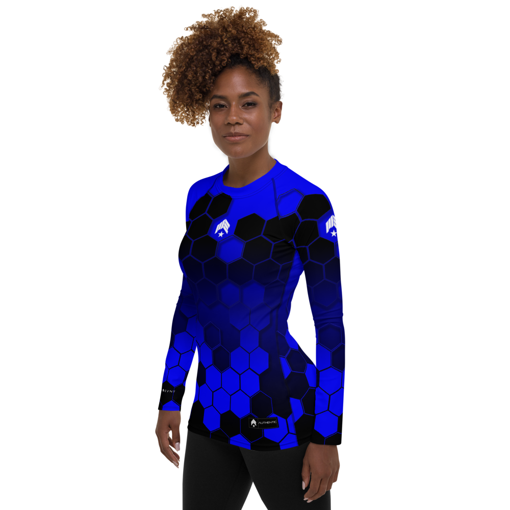 Hexed Blue Belt - Women's Rash Guard
