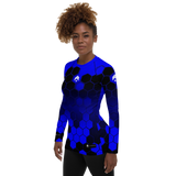 Hexed Blue Belt - Women's Rash Guard