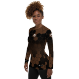 Hexed Brown Belt - Women's Rash Guard
