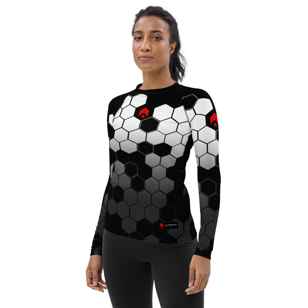 Hexed Black Belt - Women's Rash Guard