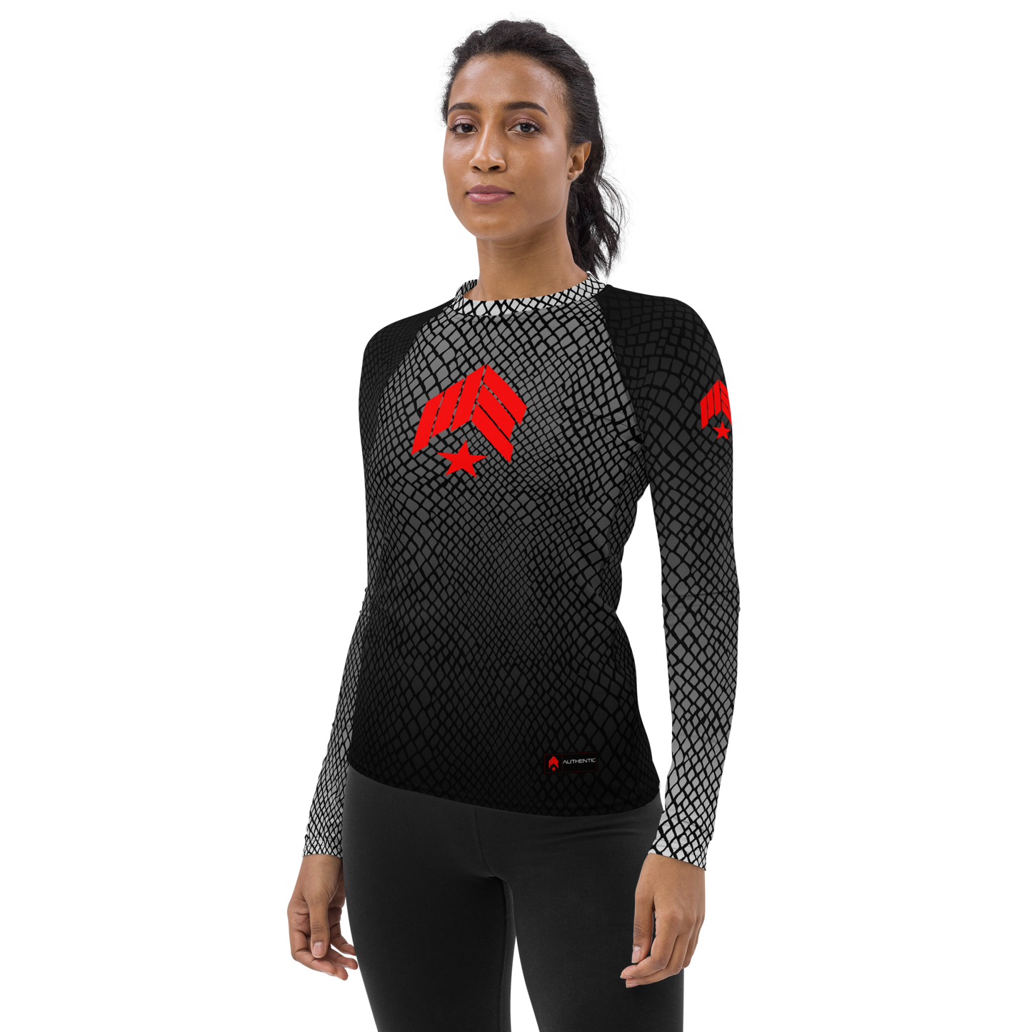 MAIN-EVNT - Snake Bite - Black Belt Women's Rash Guard