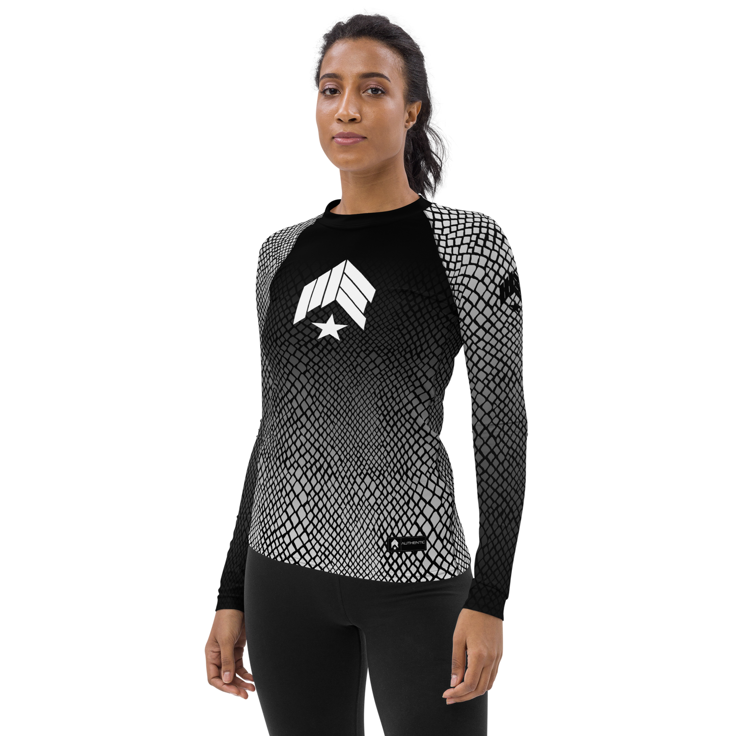 MAIN-EVNT - Snake Bite - White Belt - Women's Rash Guard