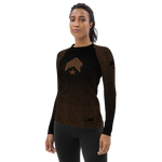 MAIN-EVNT - Snake Bite - Brown Belt Women's Rash Guard