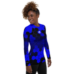 Hexed Blue Belt - Women's Rash Guard