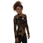 Hexed Brown Belt - Women's Rash Guard