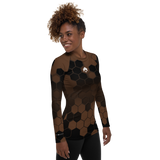 Hexed Brown Belt - Women's Rash Guard