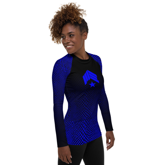 MAIN-EVNT - Snake Bite - Blue Belt Women's Rash Guard